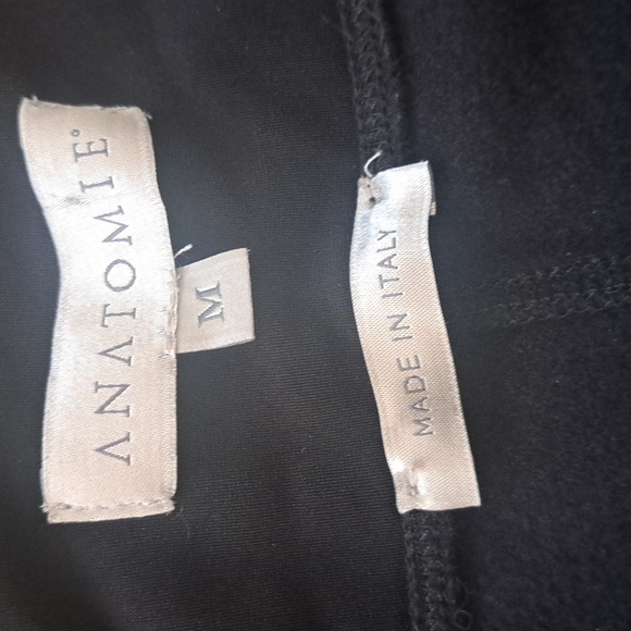 Anatomie Black Fleece Lined  Pull On  Legging, Faux Leather Panel & Zip ankle - Picture 9 of 12